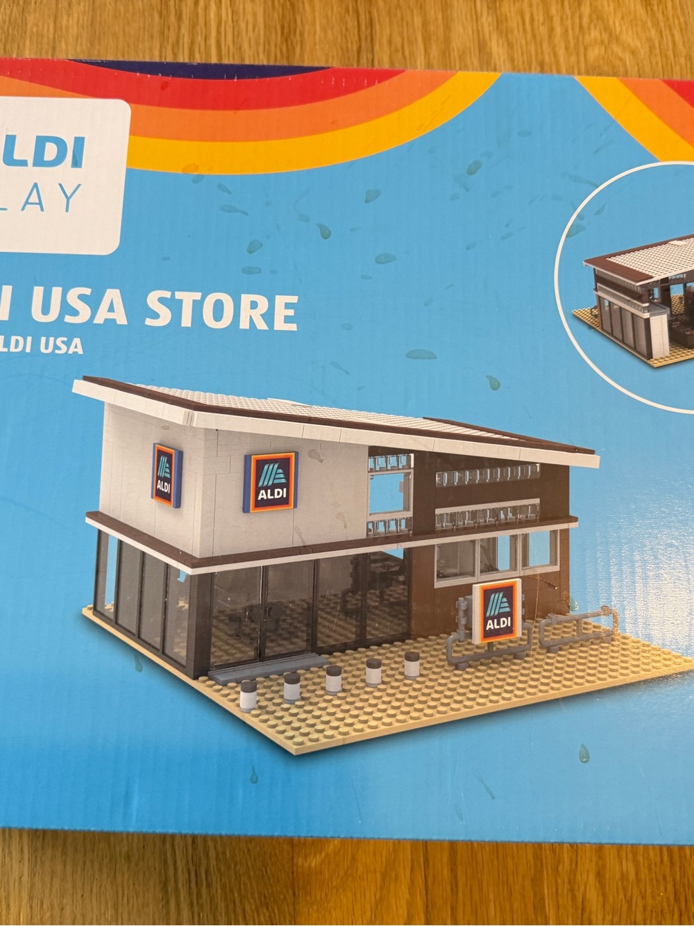 New ALDI Play USA Store Brick Build Building Set Movable Parts Toy Supermarket